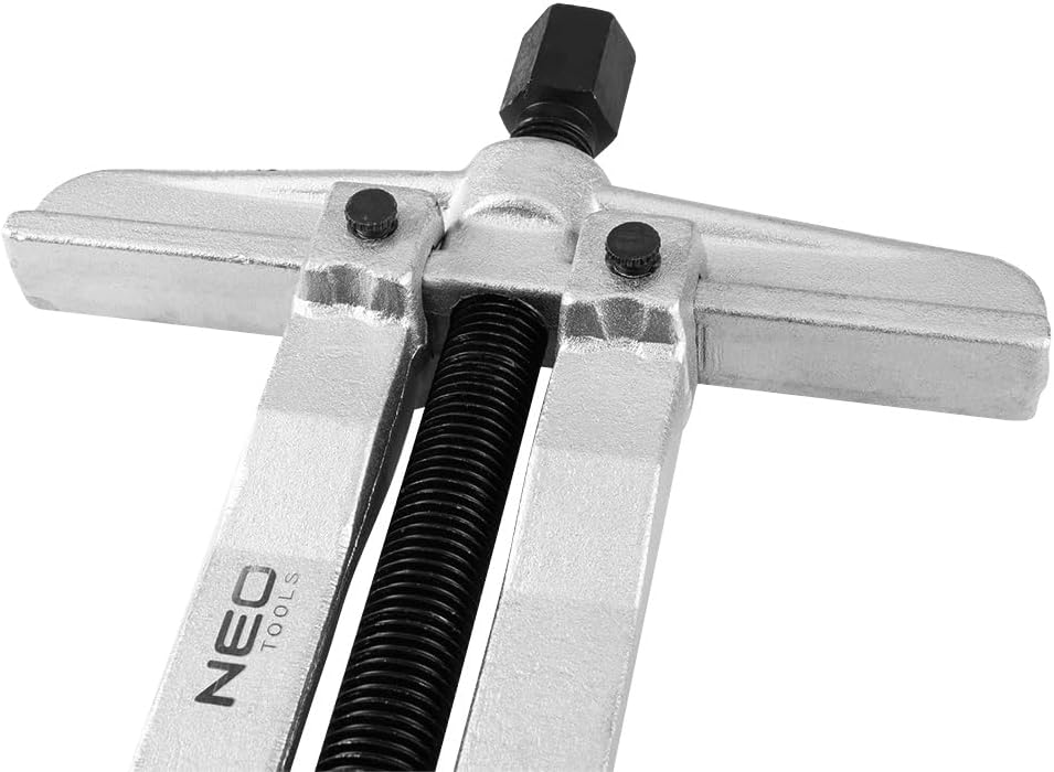 NEO TOOLS 2-Arm Zweiarmiger Abzieher 3 tlg. SET | Lagerabzieher CrV-Stahl Profi | für den Ausbau von