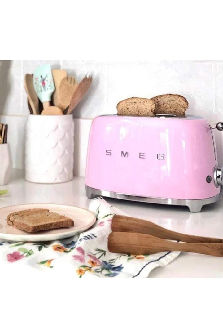Smeg Toaster TSF02PKEU pastellrosa, 1500, Stahl Rose, Rose