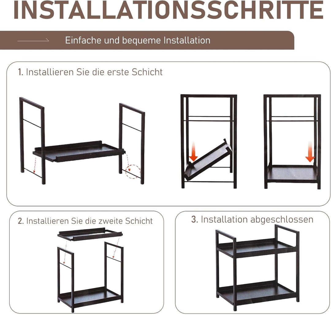 HARLIANGXY Make up Organizer Gross, Kosmetik Organizer Schwarz, Parfüm Aufbewahrung, Skincare Organi
