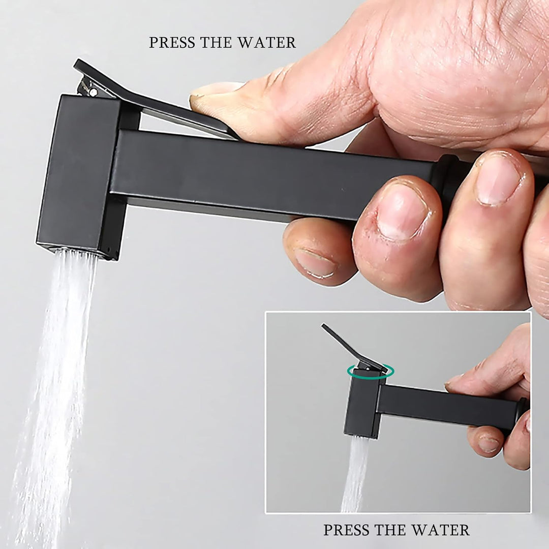Bidet Handbrause Schwarz Toilette Bad Bidet Wandhalterung Bidet Sprayer Messing Bidet Armaturen WC K