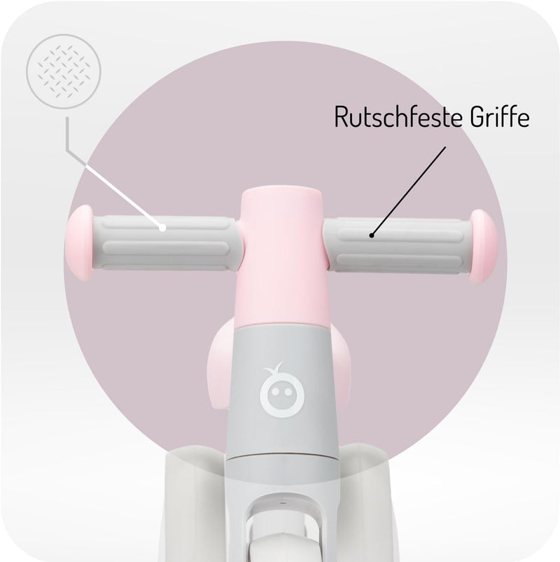 Momi Tedi Kinderlaufrad für Mädchen und Jungen (max. Körpergewicht 25 kg) Rosa, Rosa