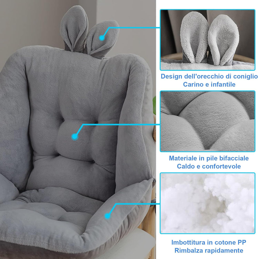 Hppbody Orthopädisches Sitzkissen für Bürostuhl, Rückenkissen für Stuhl, Sitzkissen Auto, Rollstuhlk