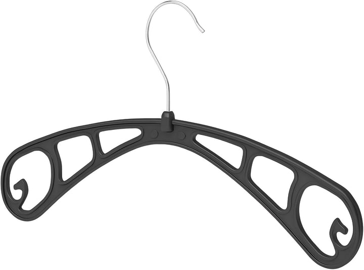 Plastard Kleiderbügel S38 aus Kunststoff 100 Stück, 38cm lang, 360° drehbarer Metallhaken. schmale 0