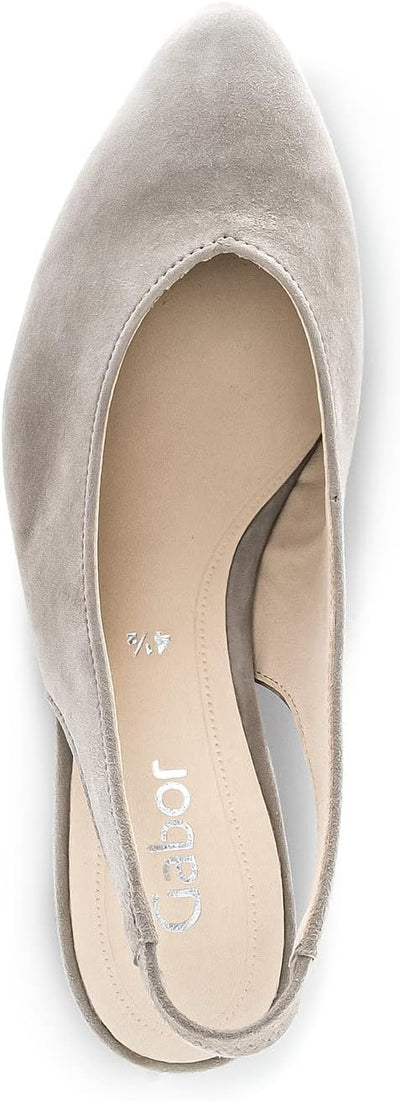 Gabor Damen Slingpumps, Frauen Absatzschuhe 35.5 EU Braun Visone, 35.5 EU Braun Visone