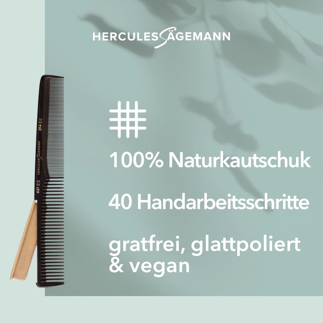 HERCULES SÄGEMANN - 627 CC | Hochwertiger Haarschneidekamm mit eingelassener Schneide-Klinge | Für e