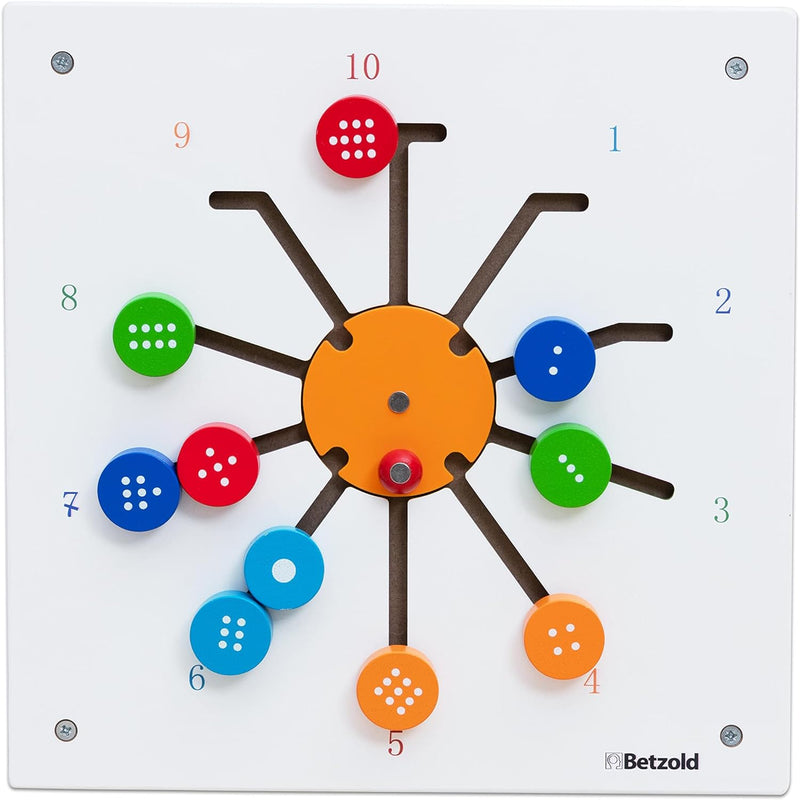 Betzold - Wandelemente Set, 6er-Set - Holz-Wandspiel Motorik für Kinder Nocolor, Nocolor