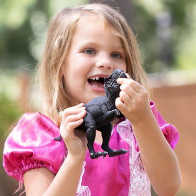 Schleich 72169 Black T-Rex, ab 5 Jahren, Dinosaurs - Spielfigur, 10 x 28 x 14 cm, seltene Sonderbema