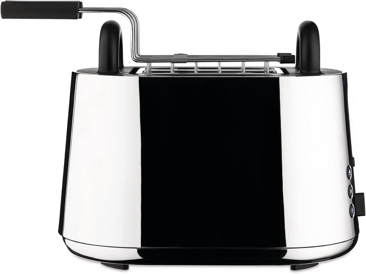 Alessi Toru NE03RA B – Set bestehend aus Zwei Toasterzangen, aus Edelstahl 18-10 und Thermoplastisch