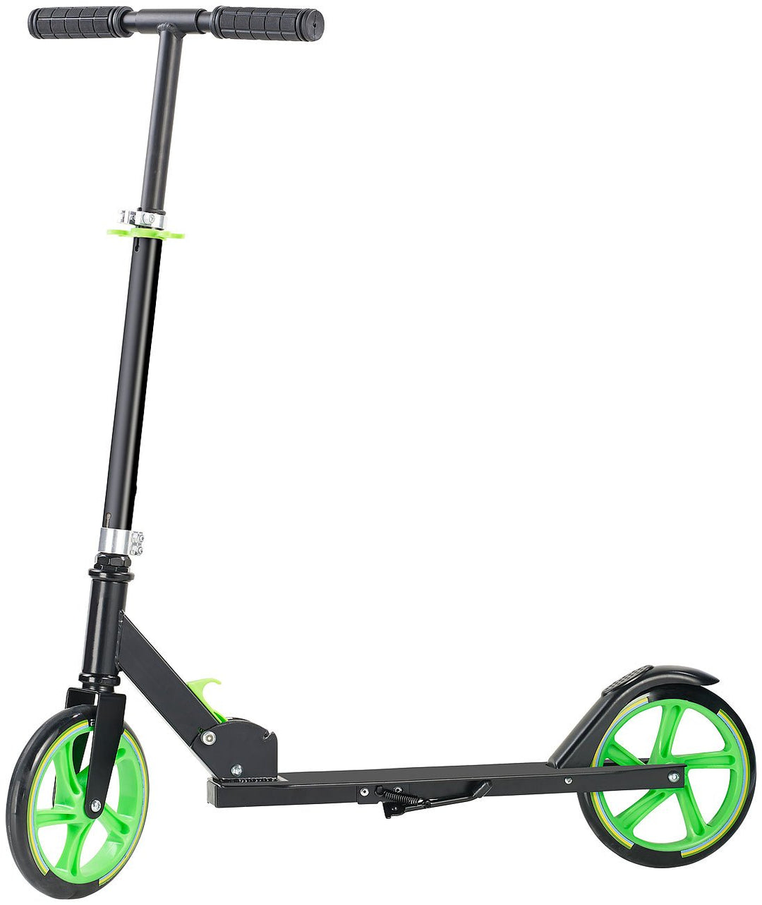PEARL Cityroller: Klappbarer City-Roller, XXL-Räder, Ständer, Trageriemen, bis 100 kg (Scooter Ständ