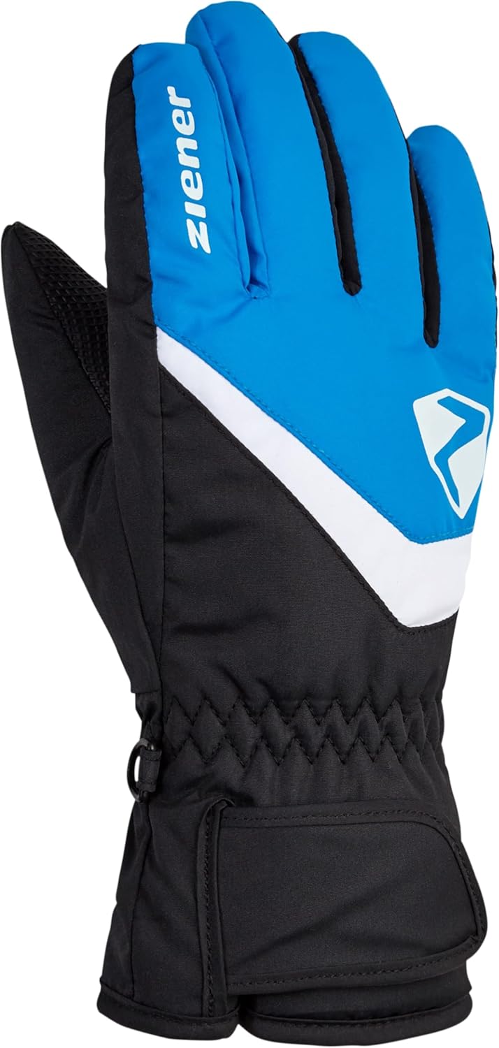 Ziener Kinder Loriko Ski-Handschuhe/Wintersport | wasserdicht, atmungsaktiv 7 persian blue, 7 persia