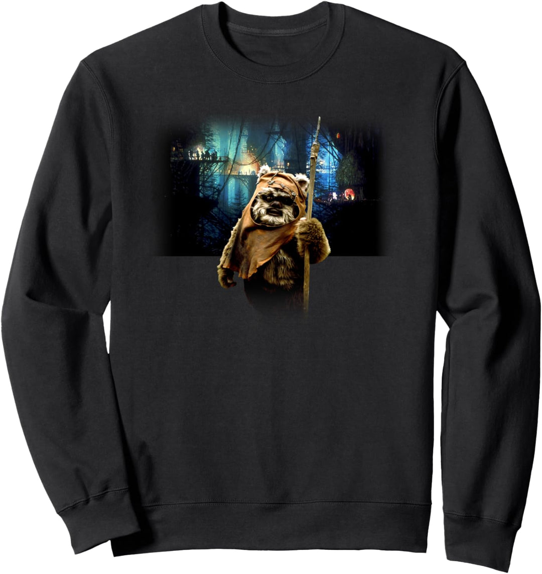 Star Wars Tree Village Wicket Ewok Sweatshirt