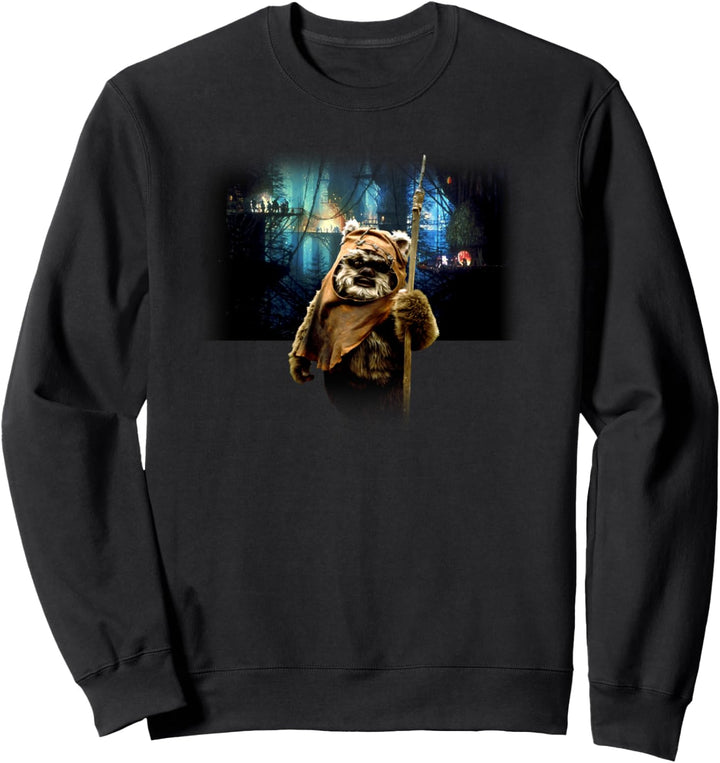 Star Wars Tree Village Wicket Ewok Sweatshirt