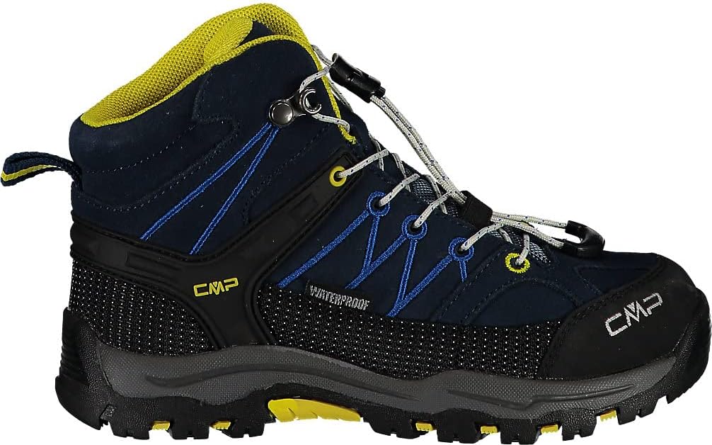 CMP Unisex Kinder Kids Rigel Mid Trekking Shoes WpTrekking-Schuhe 28 EU Cosmo Lemonade, 28 EU Cosmo