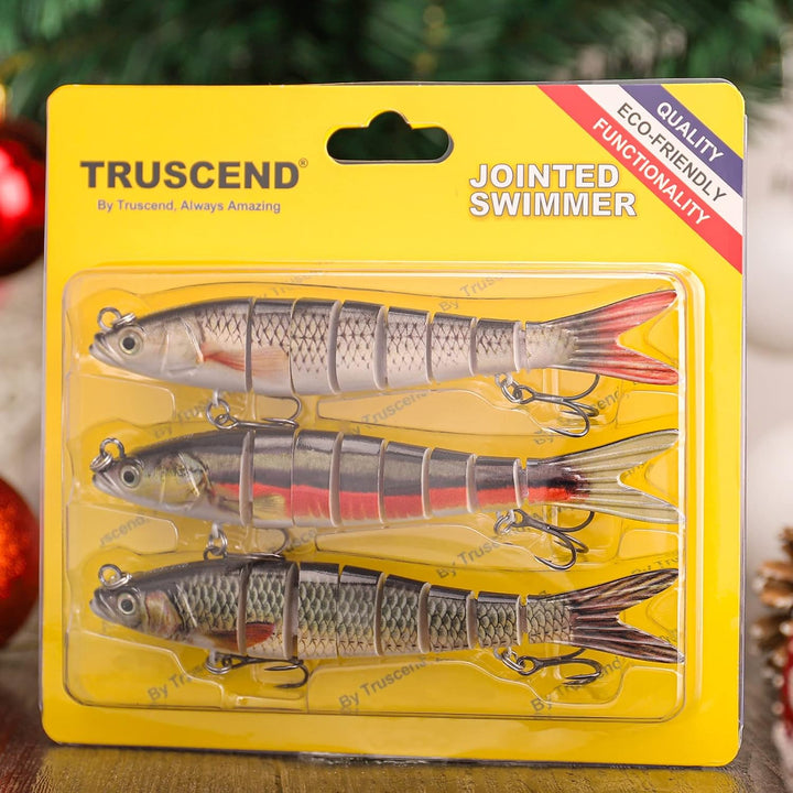 TRUSCEND Angelköder Crankbait, Alle Wasserschichten Serie, Hängend/Langsam/Sinkend Schwimmend/Sinken