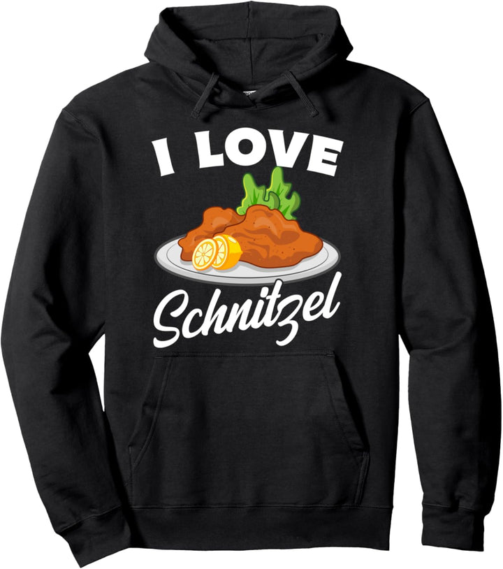 Ich liebe Schnitzel Pullover Hoodie