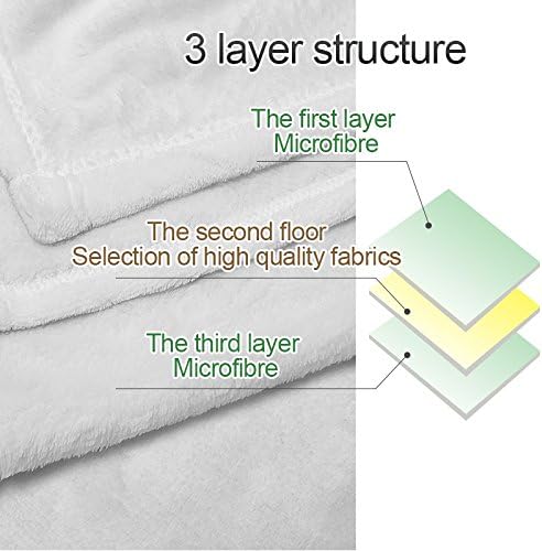 YISUMEI Decke 150x200 cm Kuscheldecken Sanft Flanell Weich Fleecedecke Bettüberwurf Strand Seestern