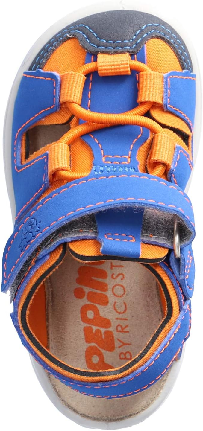 RICOSTA Kinder Sandalen Gery von Pepino, Weite: Mittel (WMS), verspielt detailreich Freizeit Outdoor
