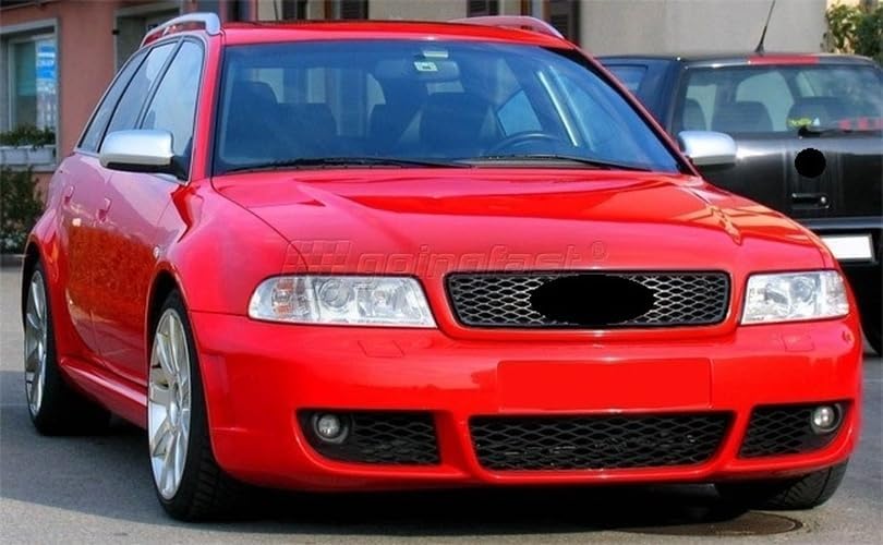 Waben- Gitter- Kühler- Sport- Front- Rippen- Grill ohne Emblem Schwarz Eintragungsfrei