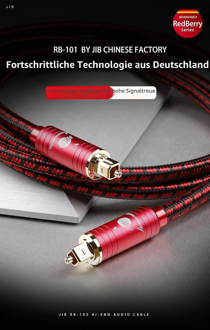BOAACOUSTIC JIB Optisches Audiokabel Optical Audio Cable Toslink Kabel high end Audio & hifi Optical