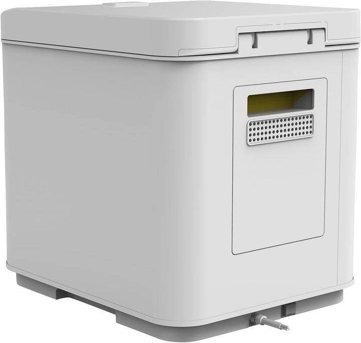 Rosenstein & Söhne Komposter: Elektrischer Kompostierer, 3,7 l, 550 W, Autoclean, Aktivkohlefilter (
