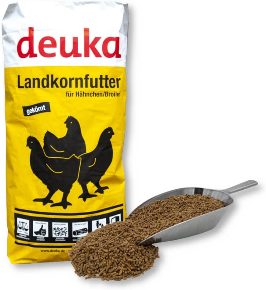 Deuka Hähnchen Mastfutter Landkornmast 25 kg Geflügelfutter Hühnerfutter