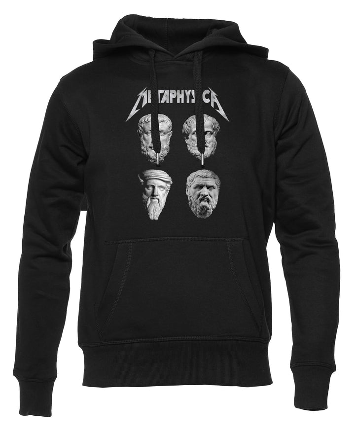 Generisch Metaphysica Unisex Hoodie Herren Damen Schwarz Lange Ärmel Kapuzenpulli Men's Women's Blac