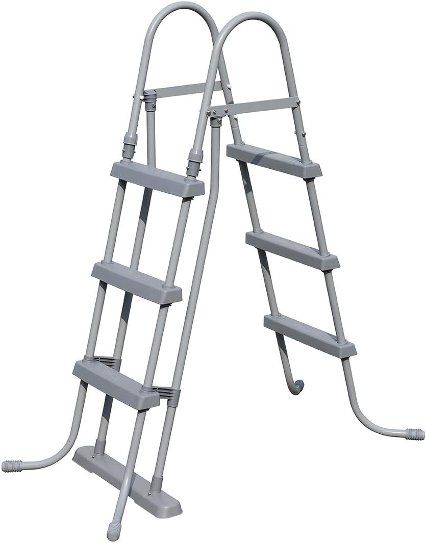 Bestway Poolzubehör Sicherheitsleiter, 107 cm, mehrfarbig, 107 cm
