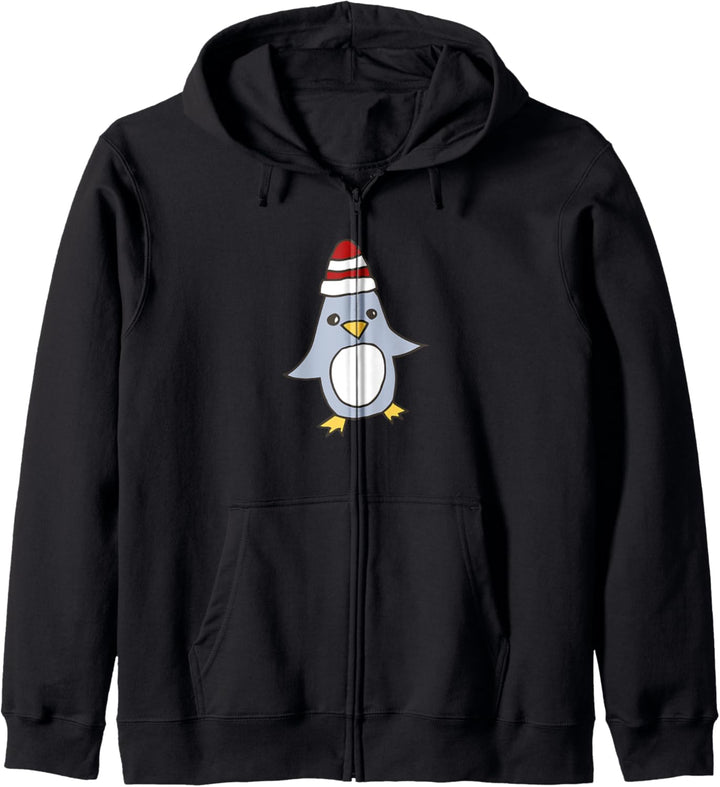Süsses Pinguin Halloween Kostüm Kinder und Erwachsene Kapuzenjacke