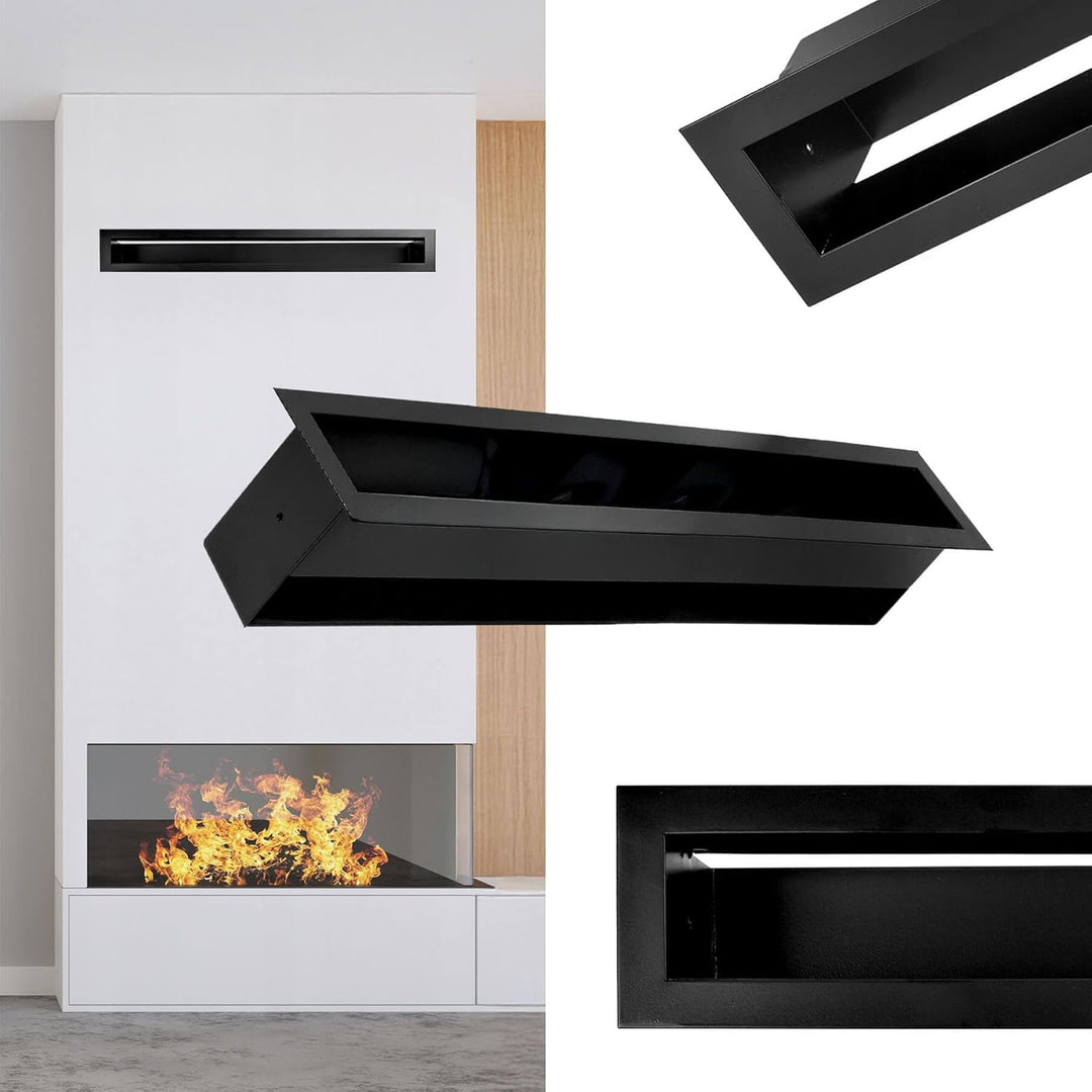 ADGO Kamingitter Luft, Lüftungsgitter, Warmluftgitter, Abluftgitter für Kamin Belüftung, Verdeckter