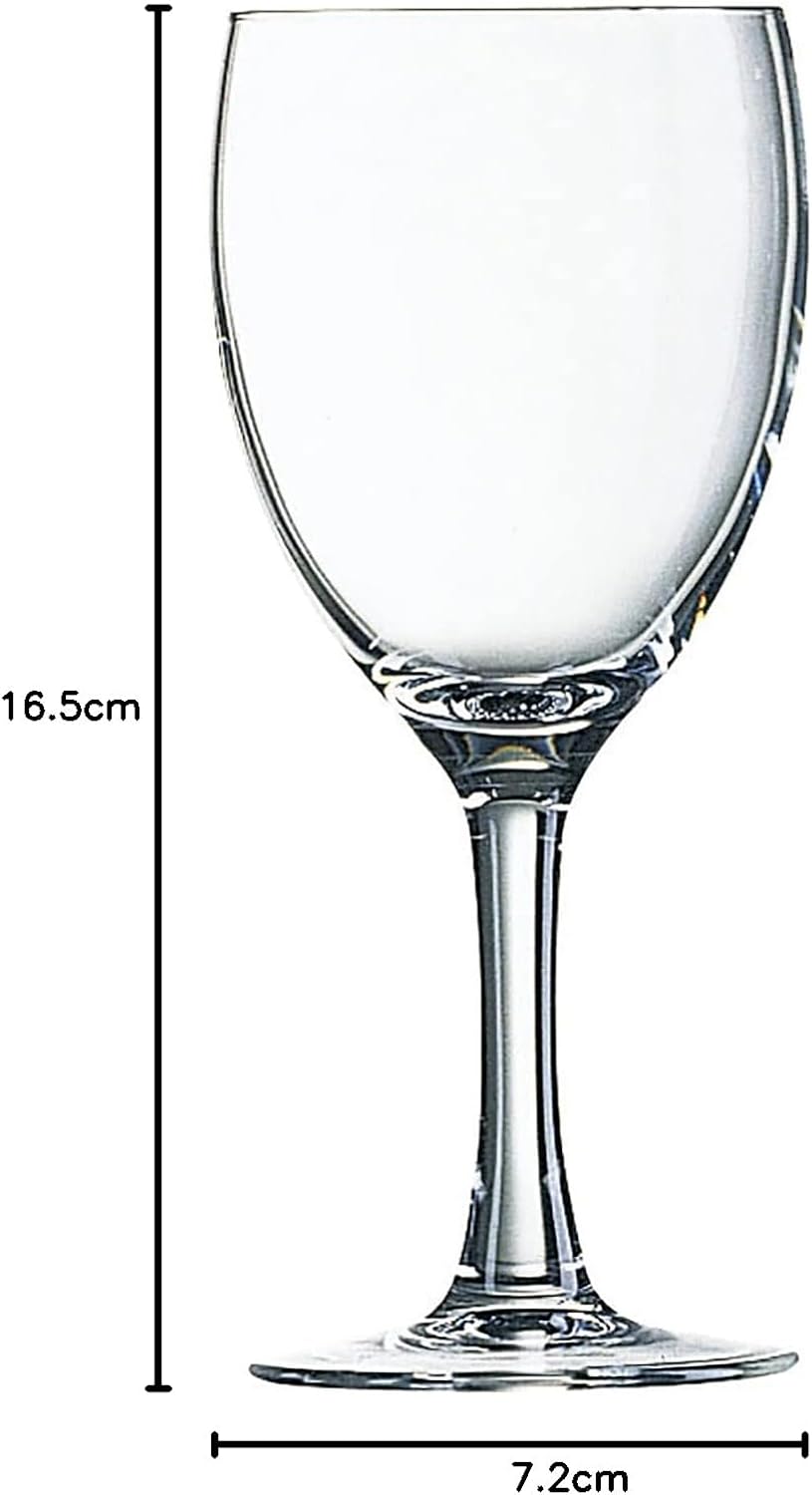 Arcoroc Elegance Rotweinkelch, Arc 37405, 245ml, ohne Füllstrich, 12 Stück calice di vino rosso 245m