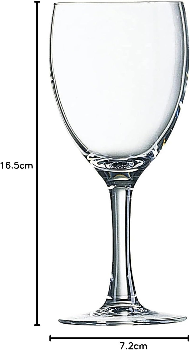 Arcoroc Elegance Rotweinkelch, Arc 37405, 245ml, ohne Füllstrich, 12 Stück calice di vino rosso 245m