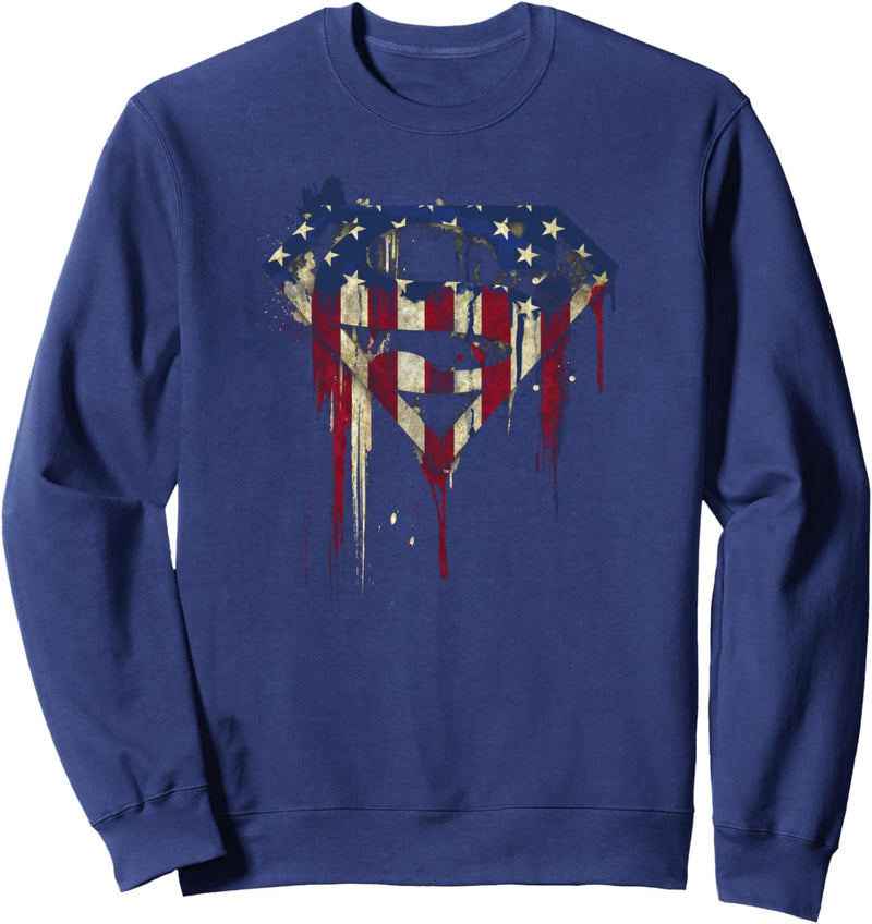 Superman Bleeding Classic Shield Sweatshirt