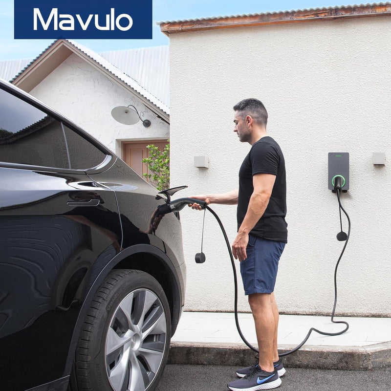 Mavulo Typ 2 Ladekabel,Modus 3 22kW 32A 5 Meter 3 Phasig für EV Elektroautos,Typ 2 auf Typ 2 EV-Lade