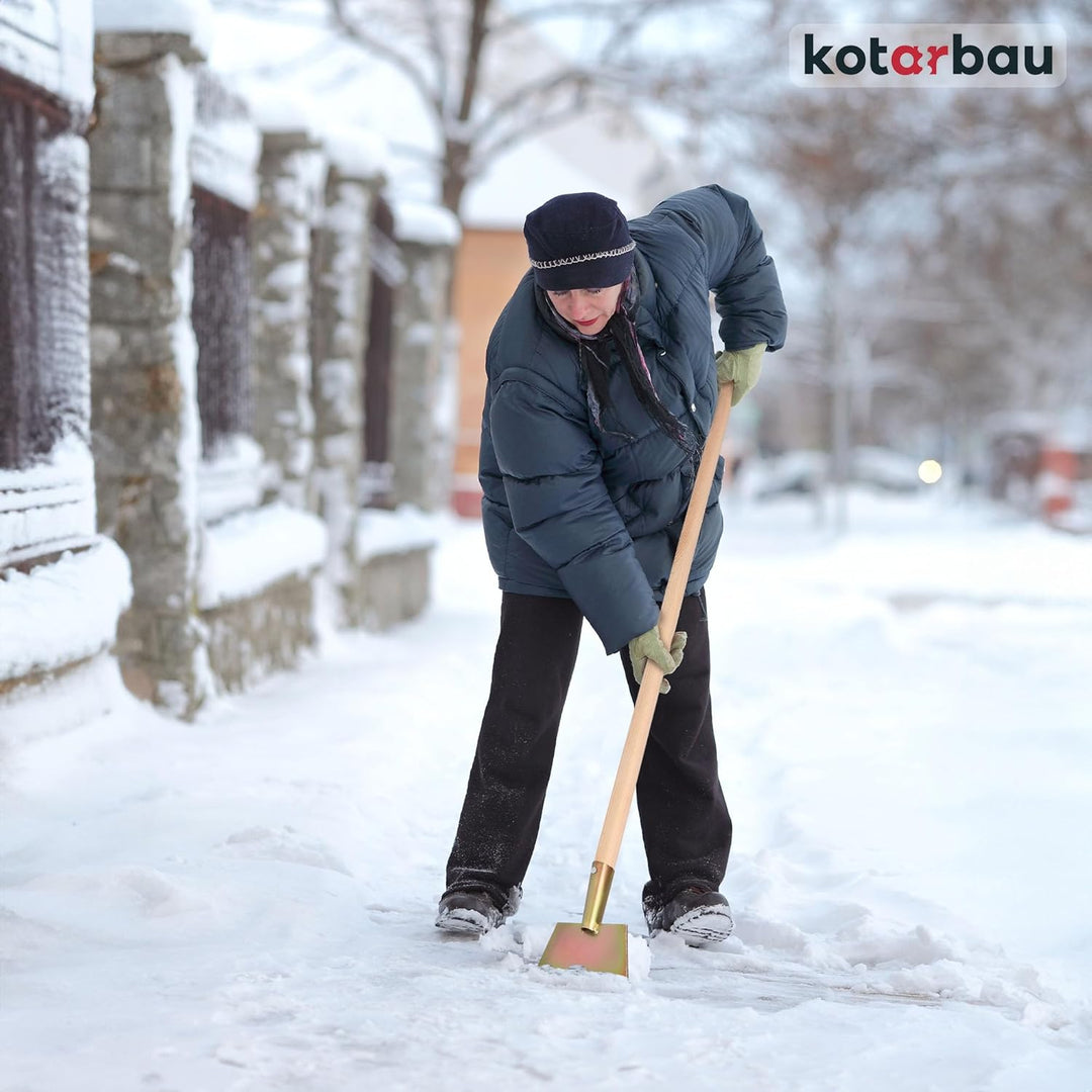 KOTARBAU® Eisschaber 170 x 150 mm Eisstösser aus Verzinkter StahlEeisscharre Eishacker Eisstösser Ga