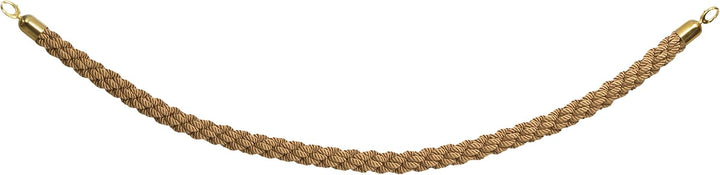 Securit Absperrsystem Classic-Seil, Bronze/Gold, Edelstahl, Braun Gold Braun, Gold Braun