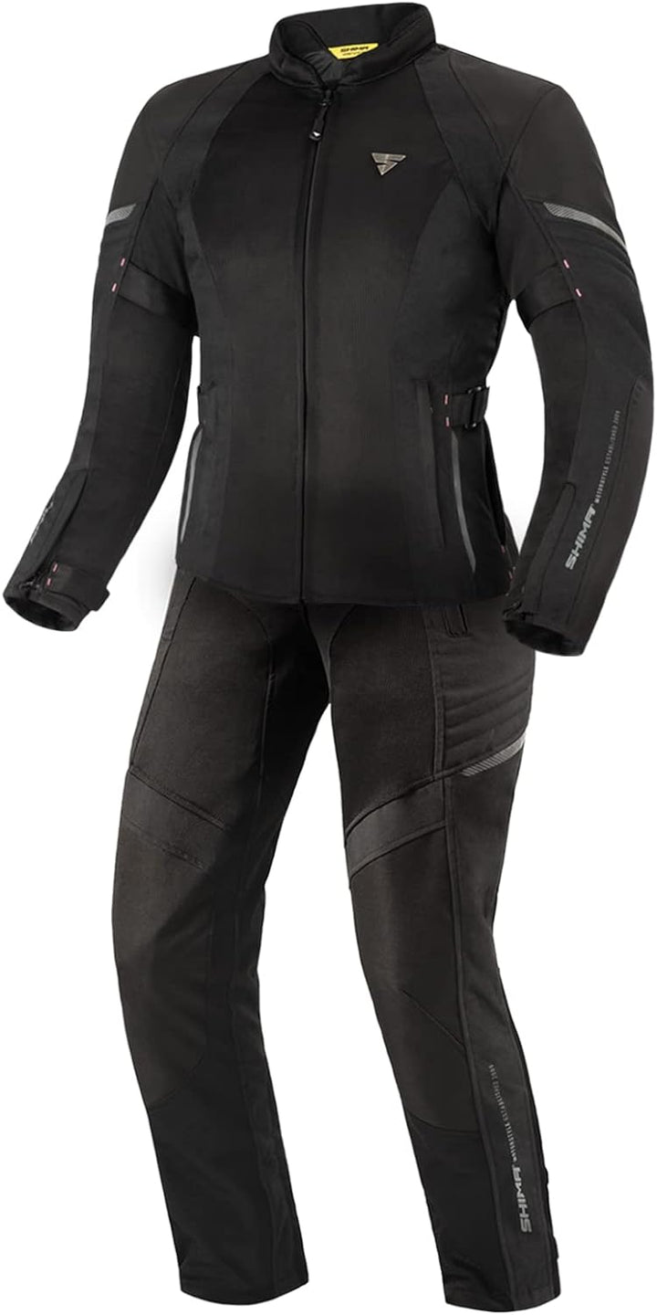 SHIMA JET Motorradkombi Damen - Atmungsaktive Sommer Mesh Motorcycle Stadt Textiljacke Männer mit Wa