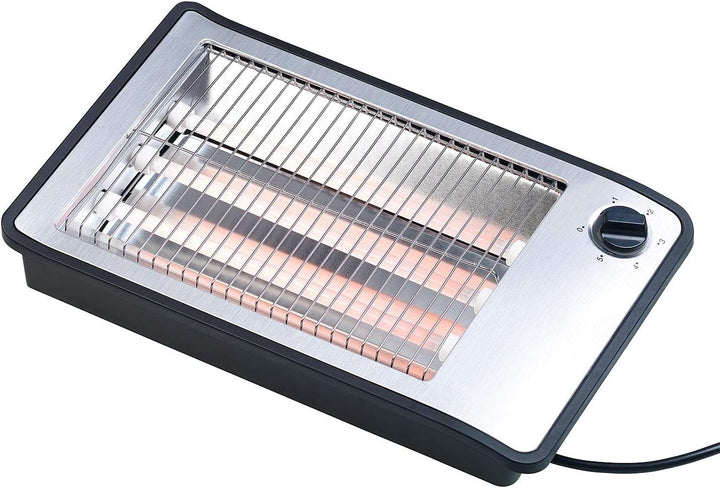 Rosenstein & Söhne Toaster: Flachtoaster für bis zu 4 Brötchen, 3 Heizelemente, Timer, 600 Watt (Tis