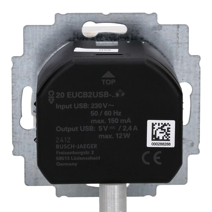 Busch-Jaeger 20 EUCB2USB-914 SCHUKO®-/2x USB-Steckdose Alpinweiss 2CKA002011A6266