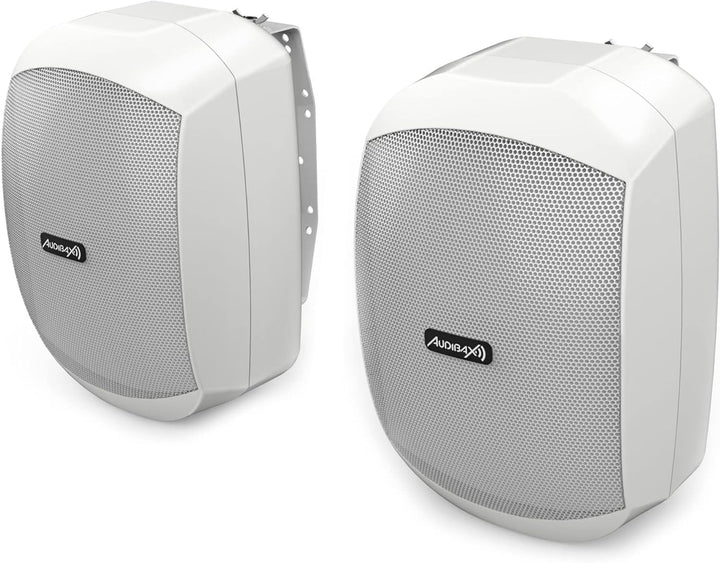 Audibax OVO 4 White Pareja de Altavoces Pasivos Pared 4 Pulgadas 100v / 8 ohm IP65
