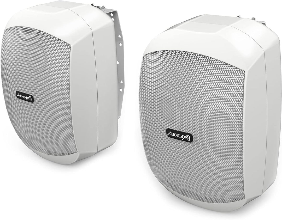 Audibax OVO 5 White Pareja de Altavoces Pasivos Pared 5 Pulgadas 100v / 8 Ohm IP65