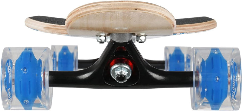 FunTomia Longboard mit 3 Flex Stufen Drop Through Cruiser Komplettboard Mach1 Speed Kugellager T-Too