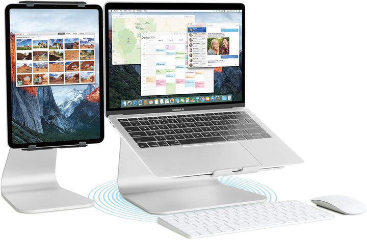 Rain Design mStand360 Schwenkbarer Ständer für MacBook - MacBook Pro - Laptopständer Silber mStand36