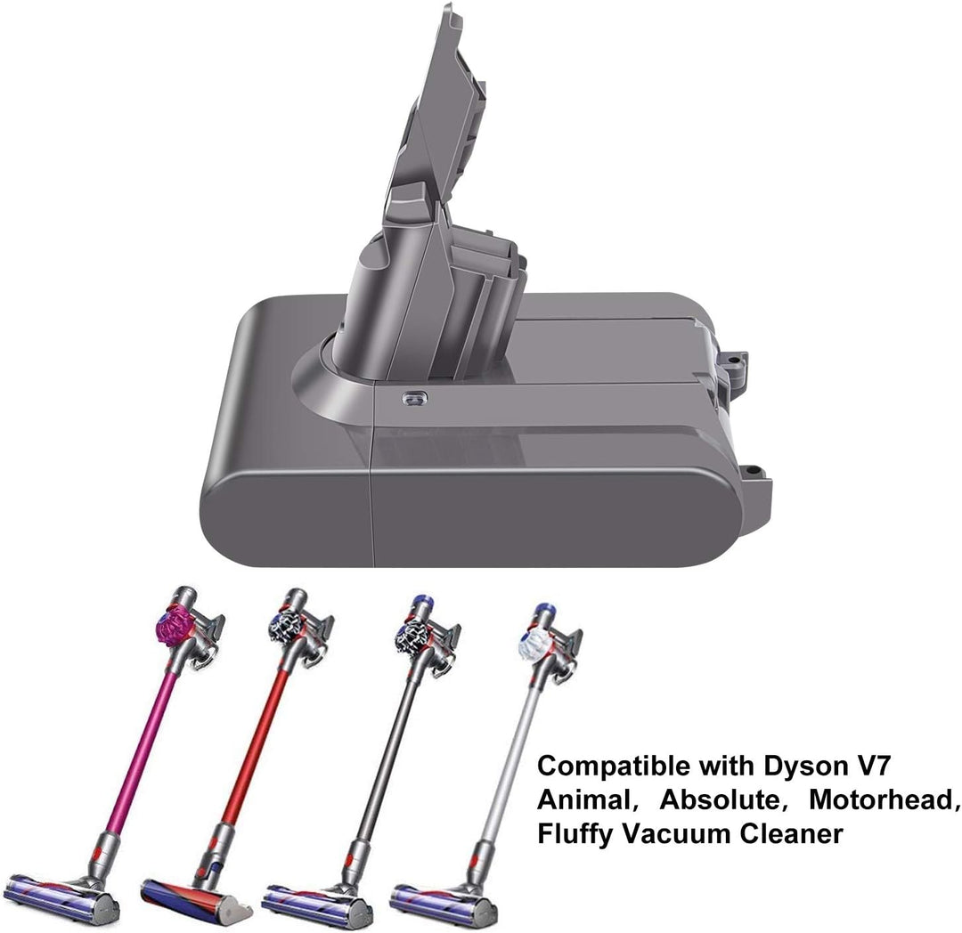 ARyee 4600mAh V7 Akku Kompatibel mit Dyson V7 Series, V7 Trigger, V7 Animal, V7 Fluffy, V7