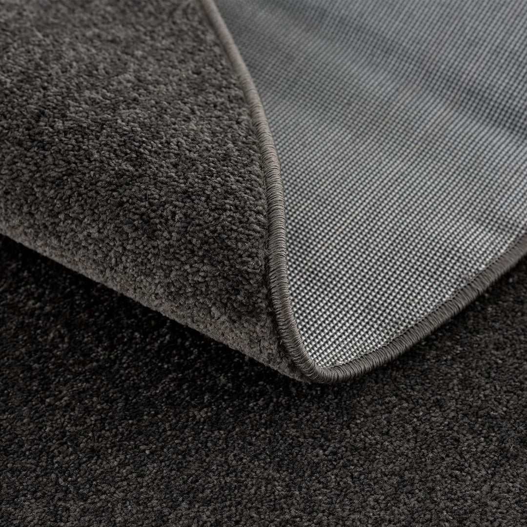 SANAT Kurzflor Teppich Wohnzimmer - Uni Modern Teppiche fürs Schlafzimmer, Arbeitszimmer, Büro, Flur
