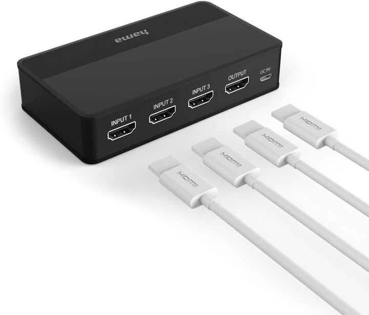 Hama 4k-HDMI™-Umschalter 3x1