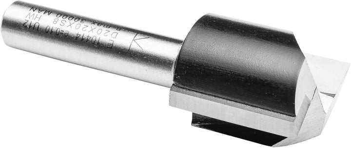 ENT 10414 Nutfräser HW, Schaft (S) 8 mm, Durchmesser (D) 20 mm, NL 20 mm, SL 32 mm, GL 52 mm D=20 /