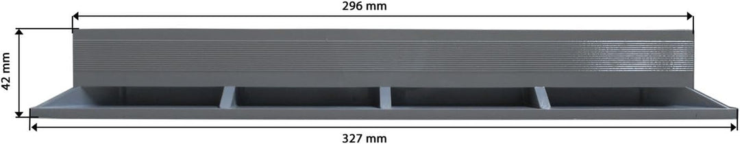 Marley Schachtdeckel mit Rahmen 30x30cm für Einlaufschacht Schachtabdeckung Kanaldeckel PVC