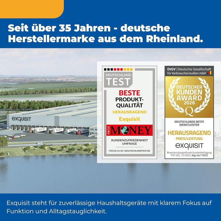 Exquisit Mikrowelle MW 802 sw | 700 W Leistung | 20 L Garrraum | kompakte Mikrowelle | platzsparend