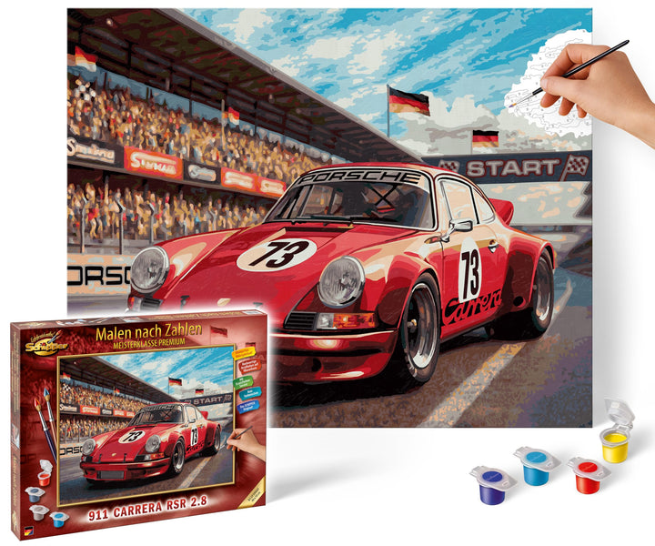 Schipper 609130929 Malen nach Zahlen – Porsche 911 Carrera RSR 2.8 - Bilder malen für Erwachsene, in