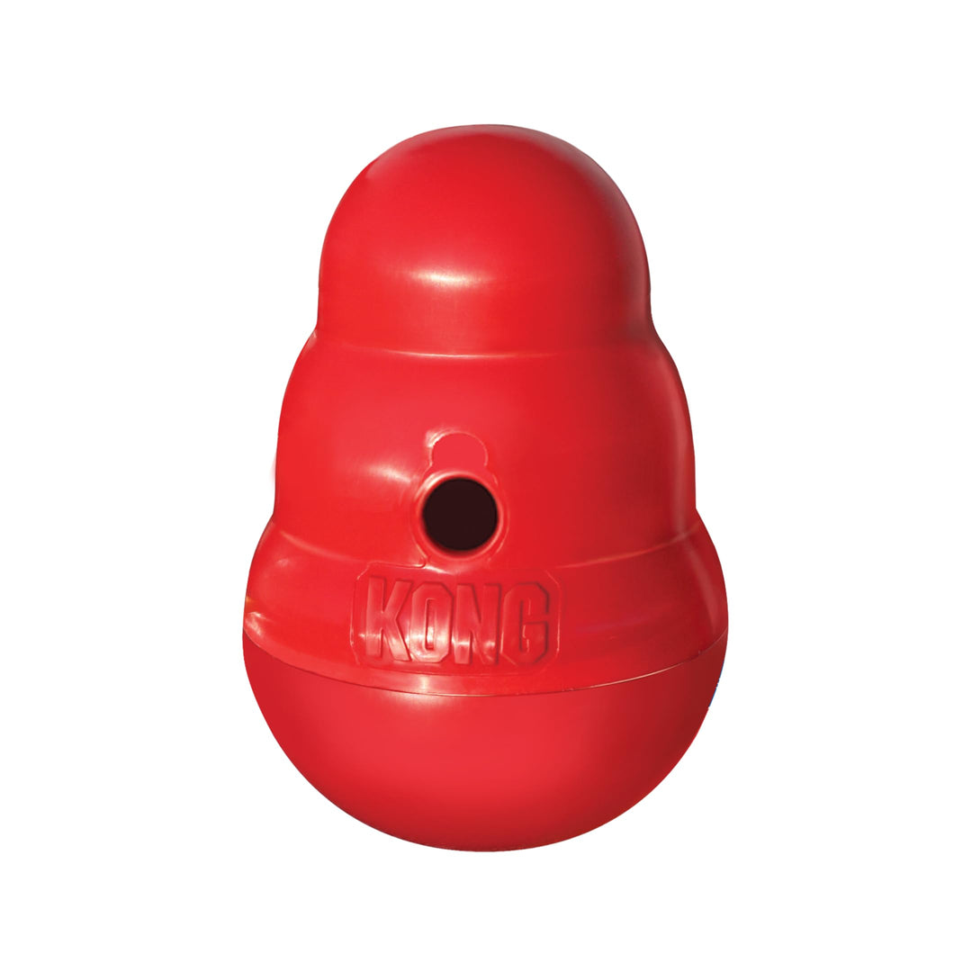 KONG Wobbler - Interaktives Hundespielzeug zur Leckerliausgabe - Langsamfresser - Für Gesunde Ernähr